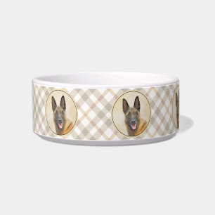 Belgisch Malinois Malerei - Niedliche Original Hun Napf