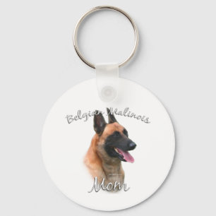 Belgisch Malinois Mama 2 Schlüsselanhänger