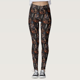 Belgisch Malinois Pumpkins Halloween Beängstigend Leggings