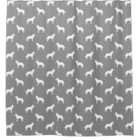 Belgisch Malinois Silhouetten Pattern Grau