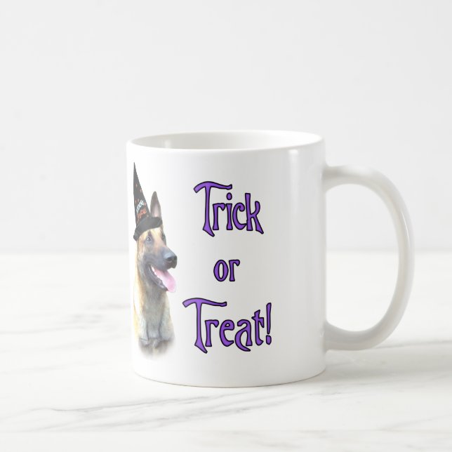 Belgisch Malinois Trick Kaffeetasse (Rechts)