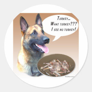 Belgisch Malinois Türkei Runder Aufkleber