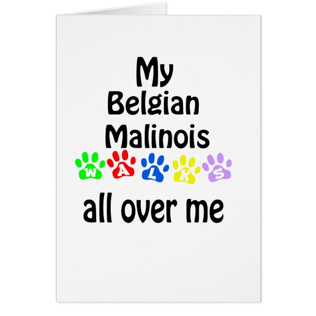 Belgisch Malinois Walks Design (Vorne)