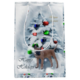 Belgisch Malinois Weihnachten Mittlere Geschenktüte