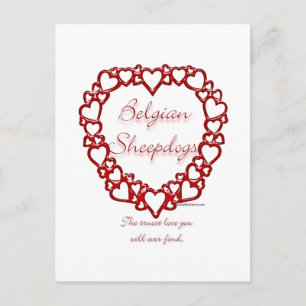 Belgisch Sheepdog True Love Postkarte
