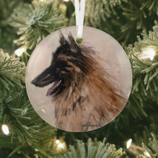 Belgisch von Hevener Ornament Aus Glas