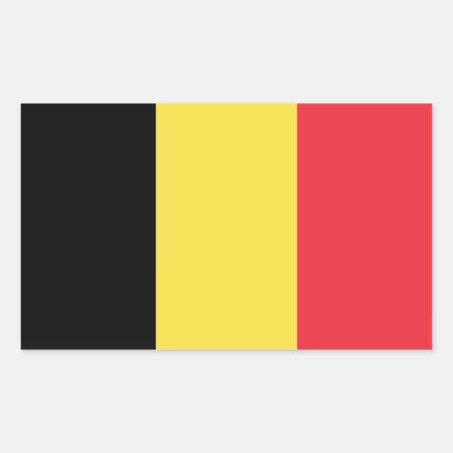 Belgische Aufkleber (Vorderseite)