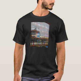 Belgische Bier-Anzeige im Gent-Geschäftsfenster T-Shirt