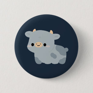 Belgische Blaue Kuh Button