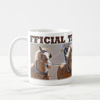Belgische Entwurfs-Pferdeoffizielle Teamster-Tasse Kaffeetasse