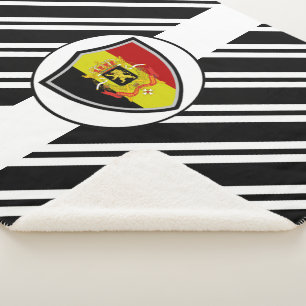 Belgische Fahnenwappen Sherpadecke