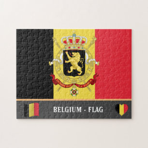 Belgische Flagge / Belgisches Land / Belgien Jigsa