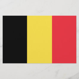 belgische Flagge Briefpapier