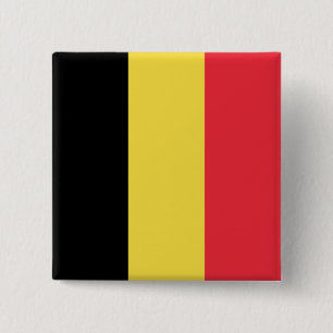 belgische Flagge Button