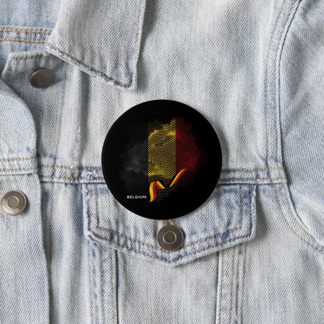 Belgische Flagge Button (Beispiel)