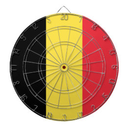 belgische Flagge Dartscheibe