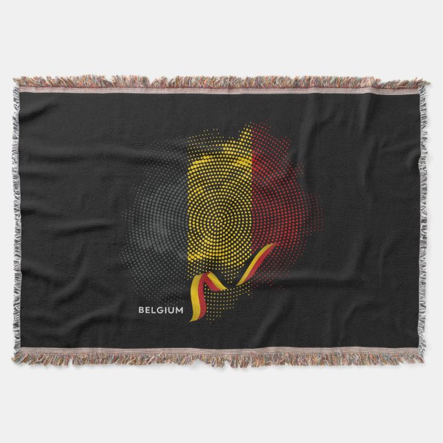 Belgische Flagge Decke (Vorderseite)
