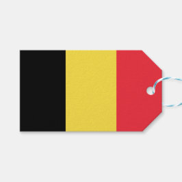 belgische Flagge Geschenkanhänger