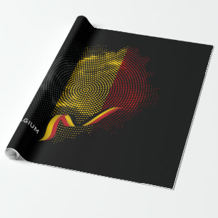 Belgische Flagge Geschenkpapier