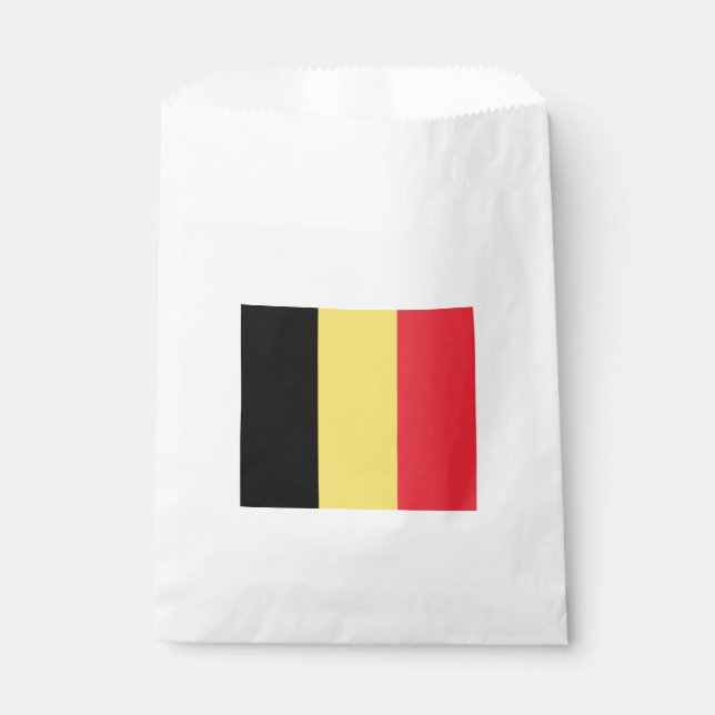 belgische Flagge Geschenktütchen (Vorderseite)