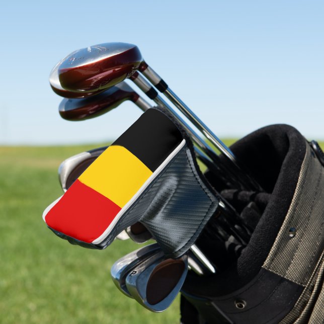 Belgische Flagge Golf Headcover (In Situ)