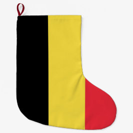 belgische Flagge Großer Weihnachtsstrumpf