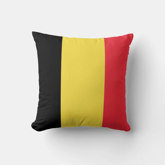 belgische Flagge Kissen (Vorderseite)