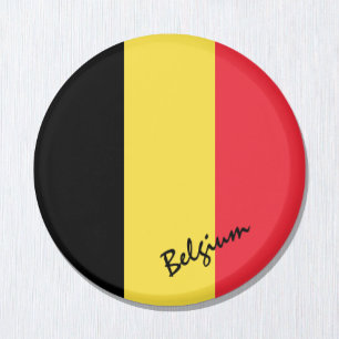 Belgische Flagge Magnet, Urlaub Brüssel, Belgien Magnet