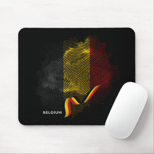 Belgische Flagge Mousepad