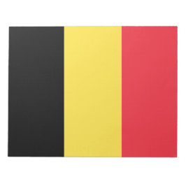 belgische Flagge Notizblock
