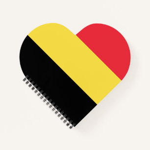 Belgische Flagge Notizbuch