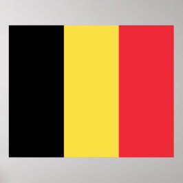 belgische Flagge Poster