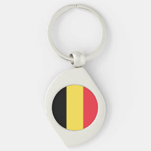 Belgische Flagge Schlüsselanhänger