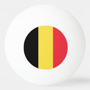 Belgische Flagge Tischtennisball