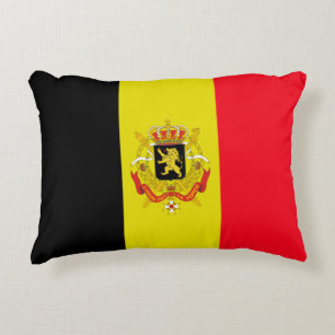 Belgische Flagge Zierkissen