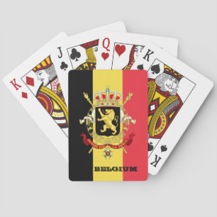 Belgische Flaggenspiele, Belgien Spielkarten