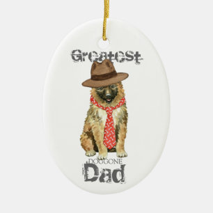 Belgische Laekenois Vater Keramik Ornament
