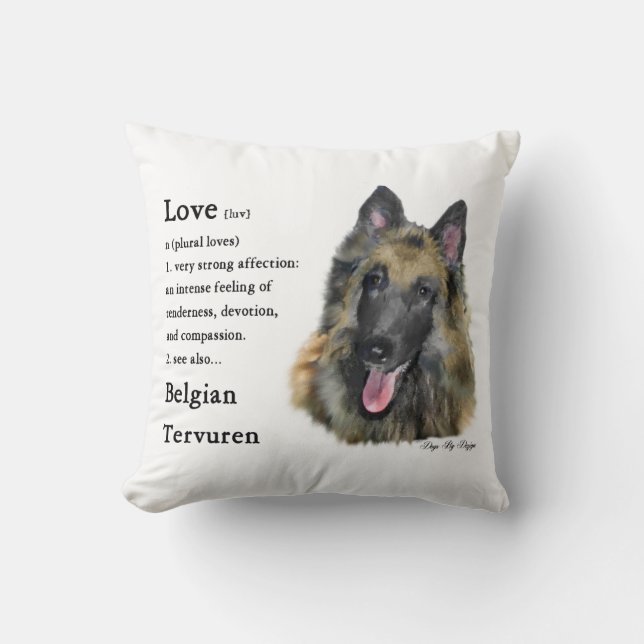Belgische Liebe Tervuren Kissen (Vorderseite)