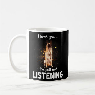 Belgische Malinois Hund Ich höre, dass du nicht hö Kaffeetasse