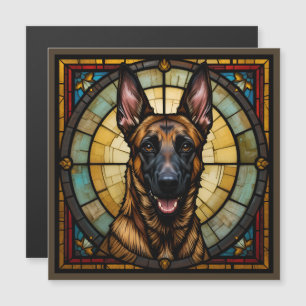 Belgische Malinois-Magnet-Karte Magnetkarte