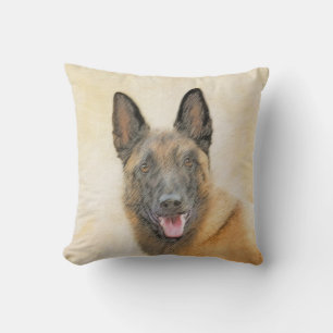 Belgische Malinois-Malerei - Niedliche Original Hu Kissen