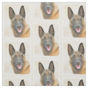 Belgische Malinois-Malerei - Niedliche Original Hu Stoff