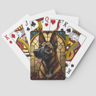 Belgische Malinois-Verkleidung Spielkarten
