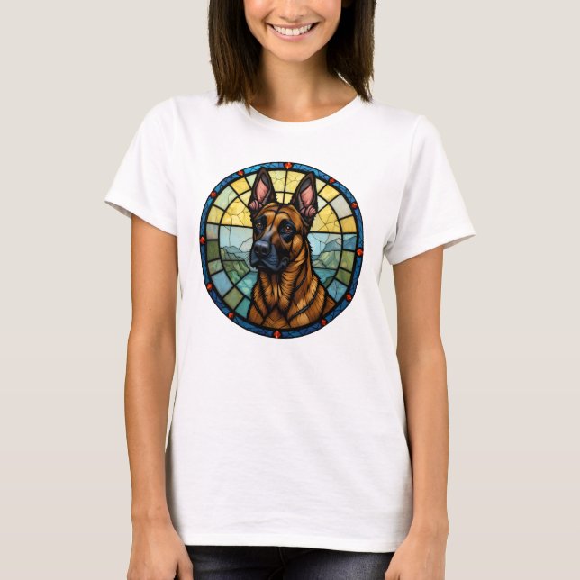 Belgische Malinois-Verkleidung T-Shirt (Vorderseite)