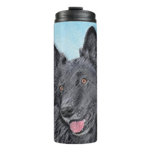 Belgische Schafhund-Malerei - Niedliche Original H Thermosbecher