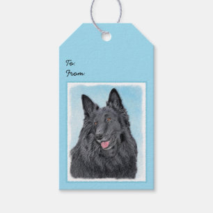 Belgische Schafhundemalerei - Niedliche Original H Geschenkanhänger