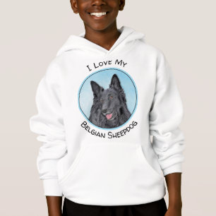 Belgische Schafhundemalerei - Niedliche Original H Hoodie