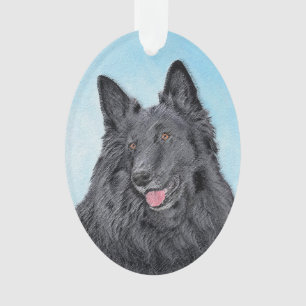 Belgische Schafhundemalerei - Niedliche Original H Ornament