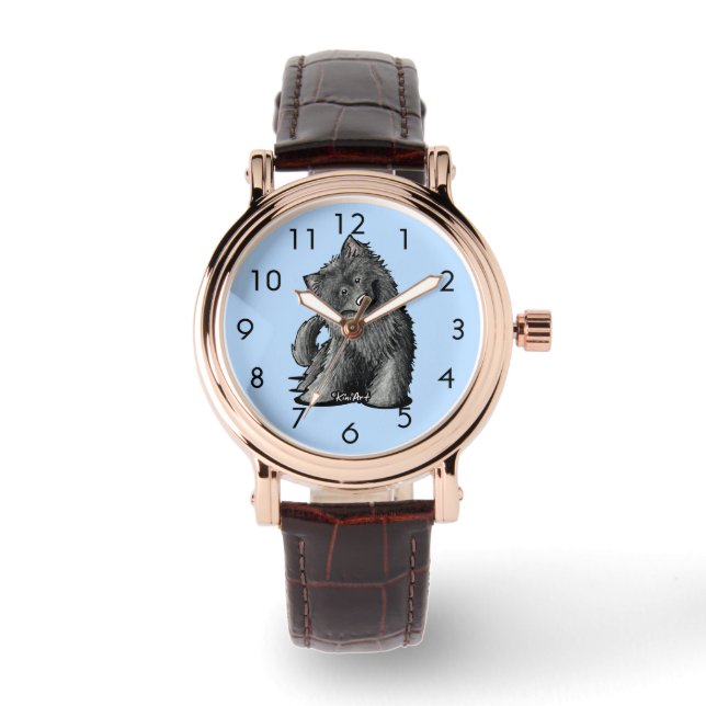Belgische Sheepdog-Überwachung Armbanduhr (Vorderseite)