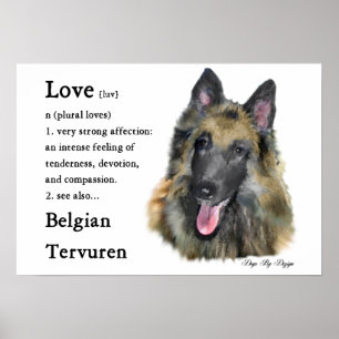 Belgische Tervuren-Geschenke Poster
